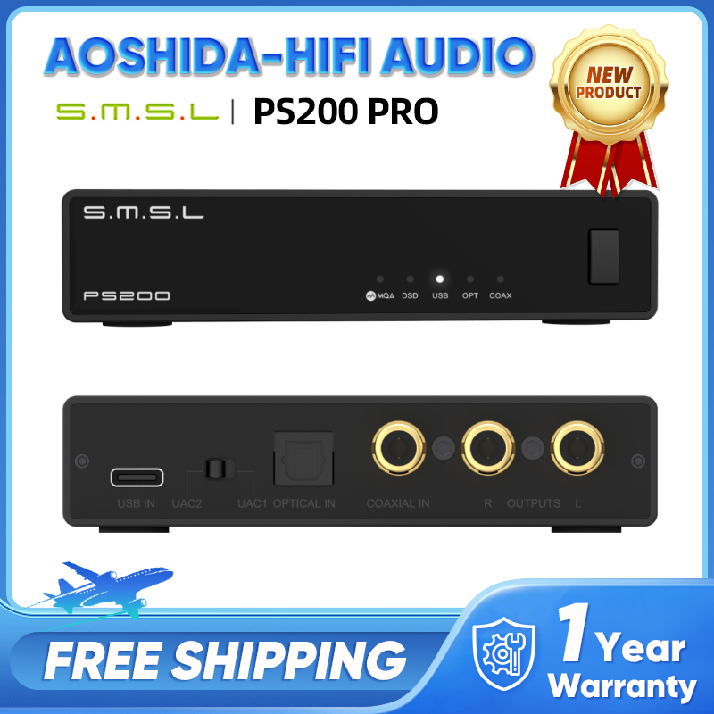 L Musical Instrument - SMSL PS200 PRO DAC Multifunctional Audio