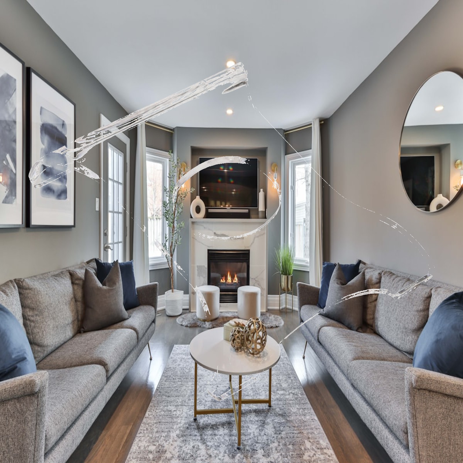 Musical Instrument Shop - Compact Acrylic Guitar Holder Minimalist Clear