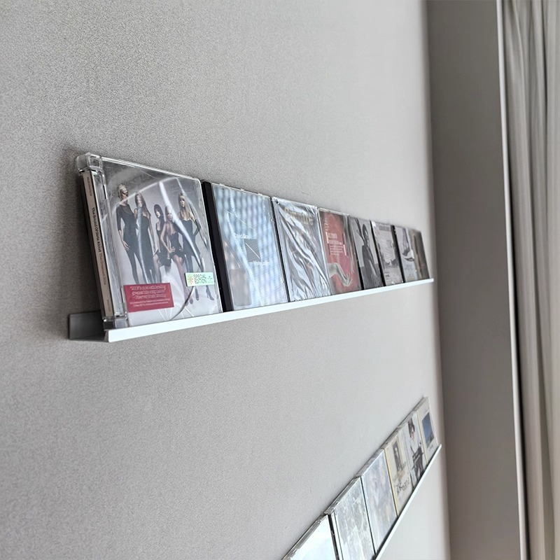 L Musical Instrument - Wall Mounted CD Display Shelf Music