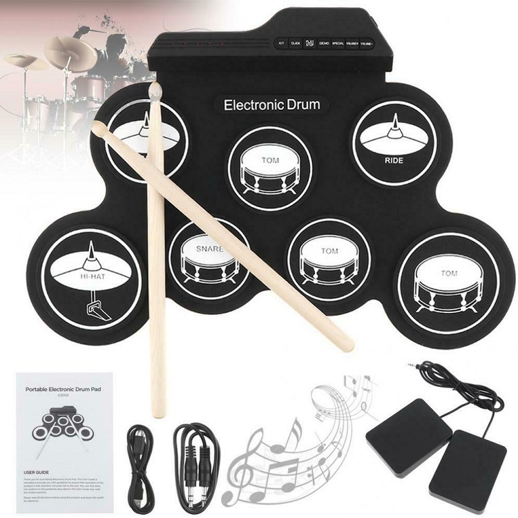 High Quality Silicon Drum Pad  - Musical Instrument Drum recension och pris