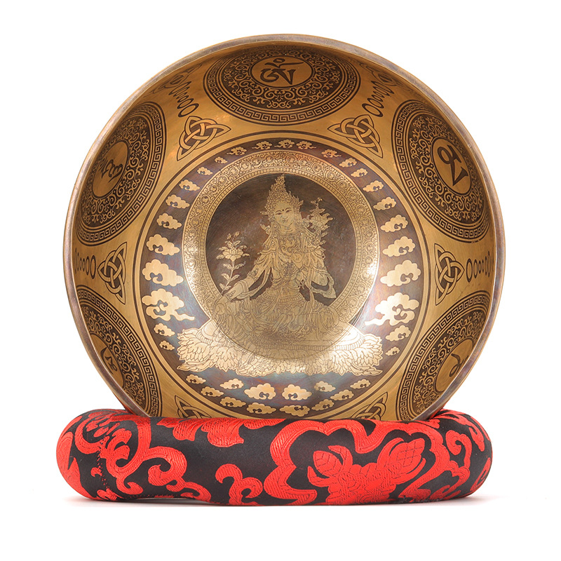 Nepalese Handmade Tibetan Bowl - Tibetan Singing Bowl recension och pris