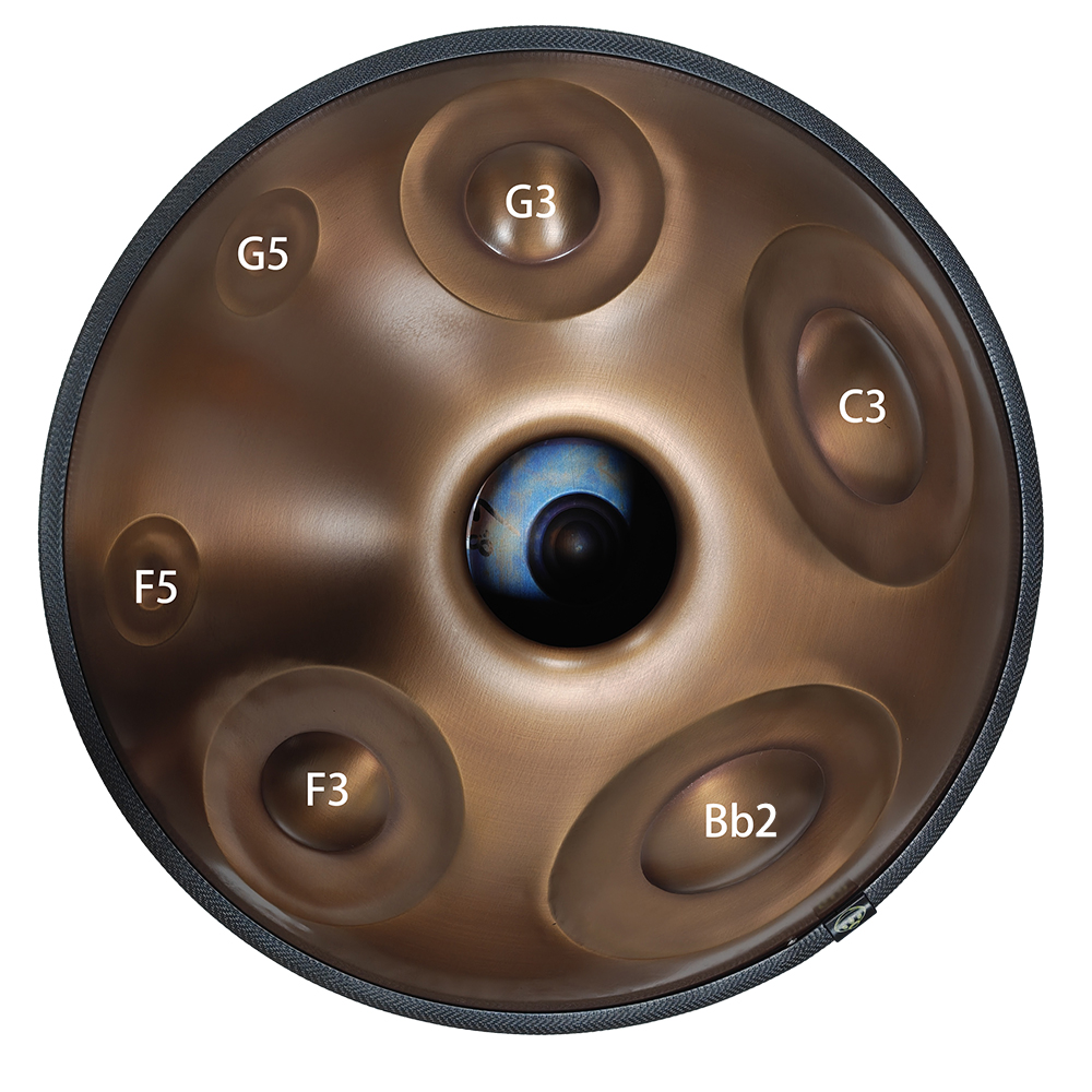 18 Notes Handpan Drum，in D Min - Musical Instrument Drum recension och pris