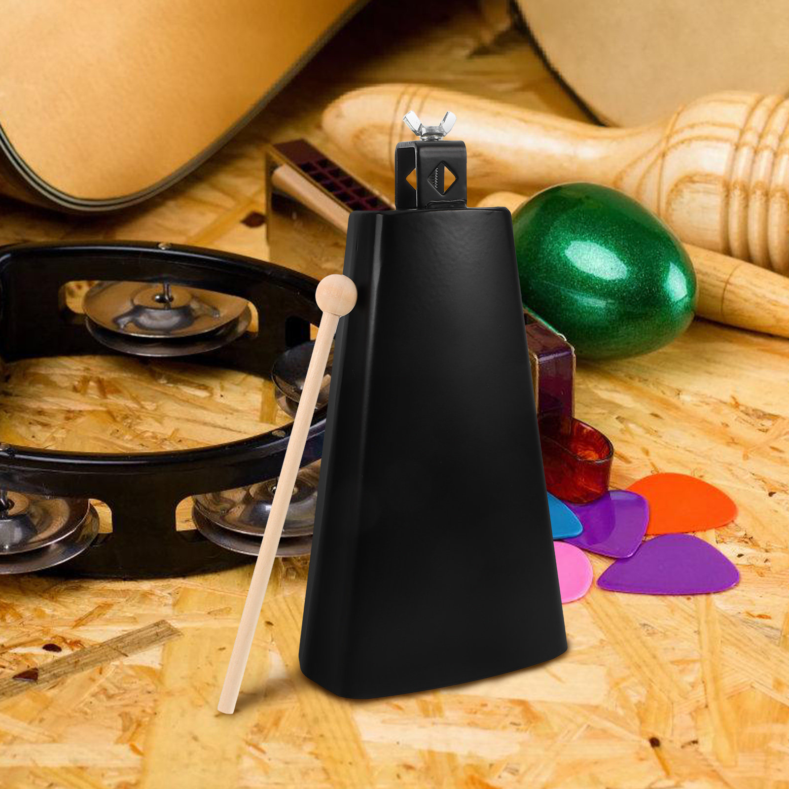 1Set Metal Cowbell Instrument  - Musical Instrument Game recension och pris