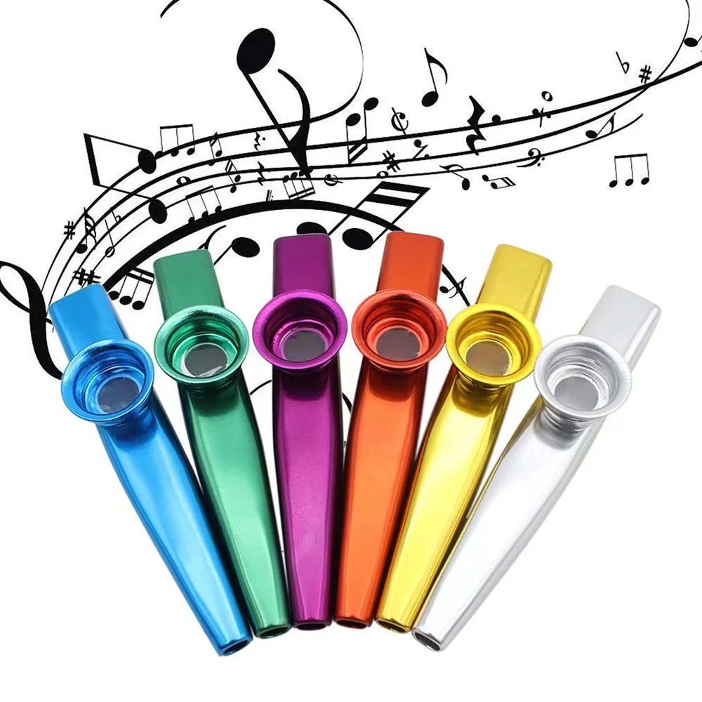 Colourful Kazoo Golden Metal K - Musical Instrument Flute recension och pris