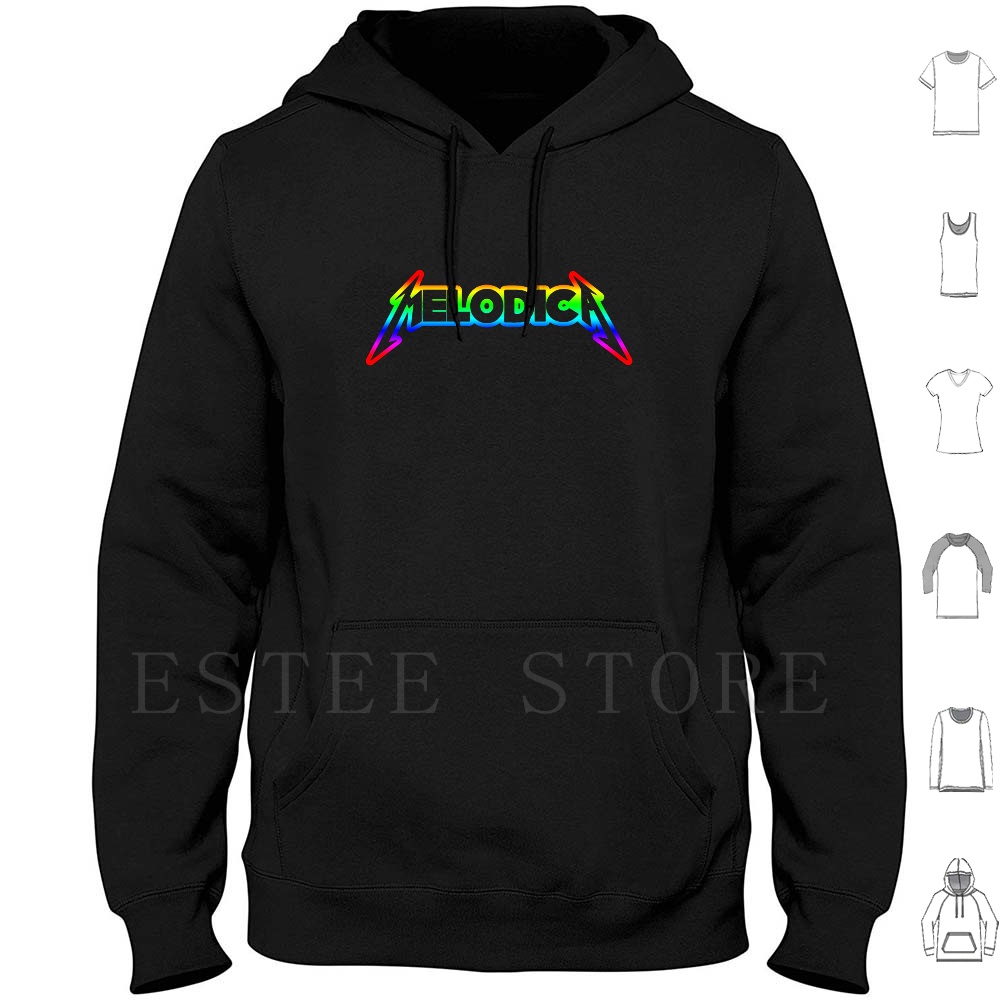 Rainbow Melodica Hoodies Melod - Musical Instrument Jokes recension och pris
