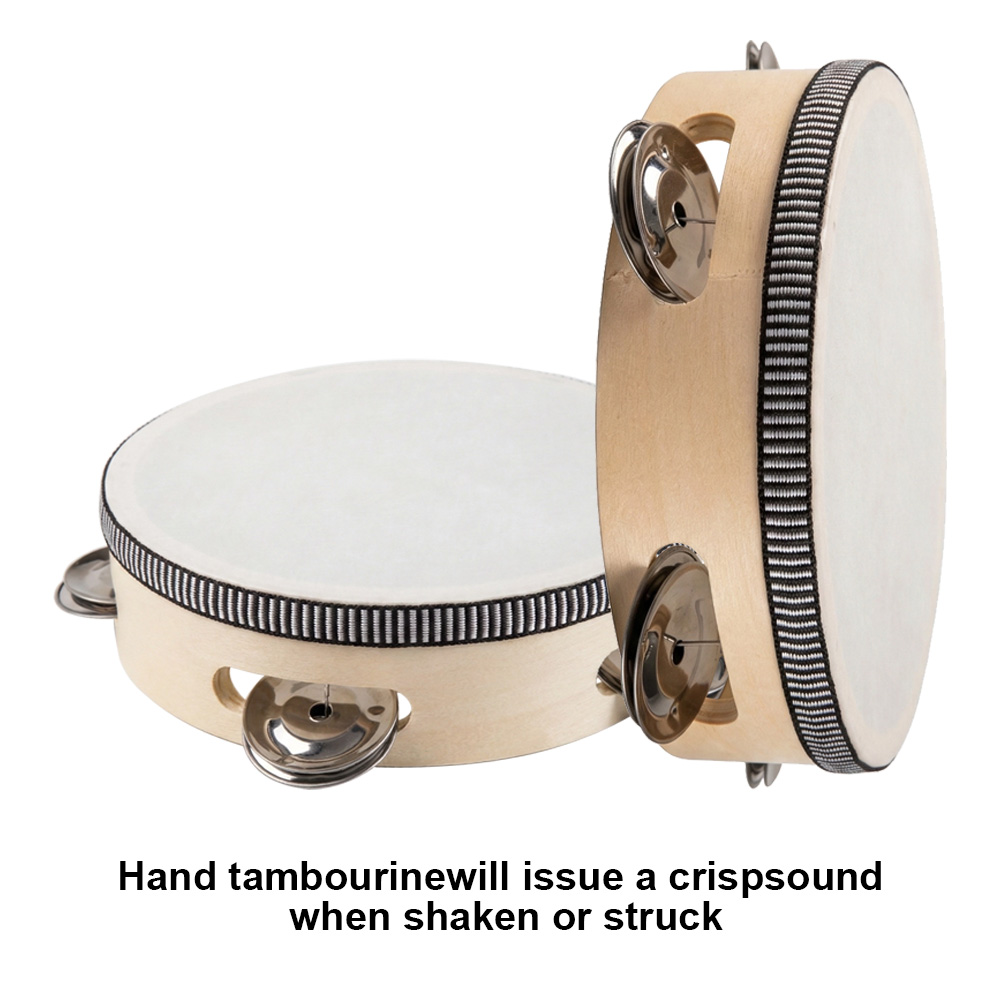6inch Hand Held Drum Tambourin - Musical Instrument Game recension och pris