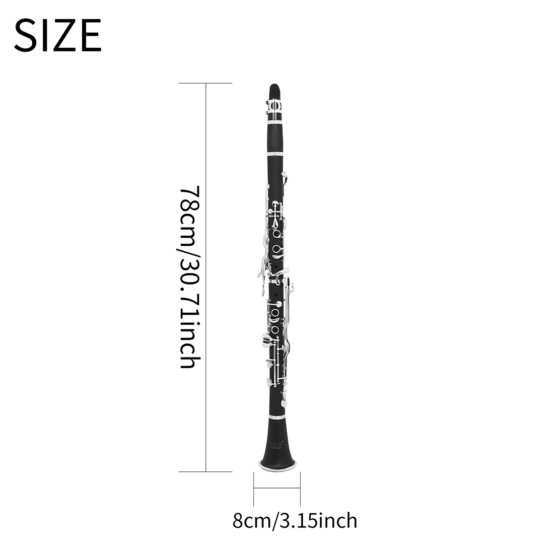 IRIN Clarinet Key of G 17 keys - Musical Instrument German recension och pris