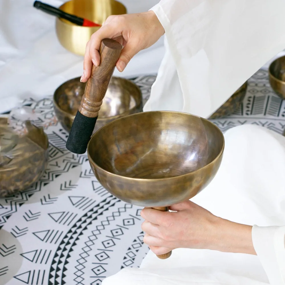 Nepal Handheld Singing Bowl Br - Tibetan Singing Bowl recension och pris