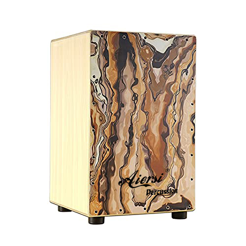Colour Wood Hand Cajon Box Dru - Musical Instrument Drum recension och pris