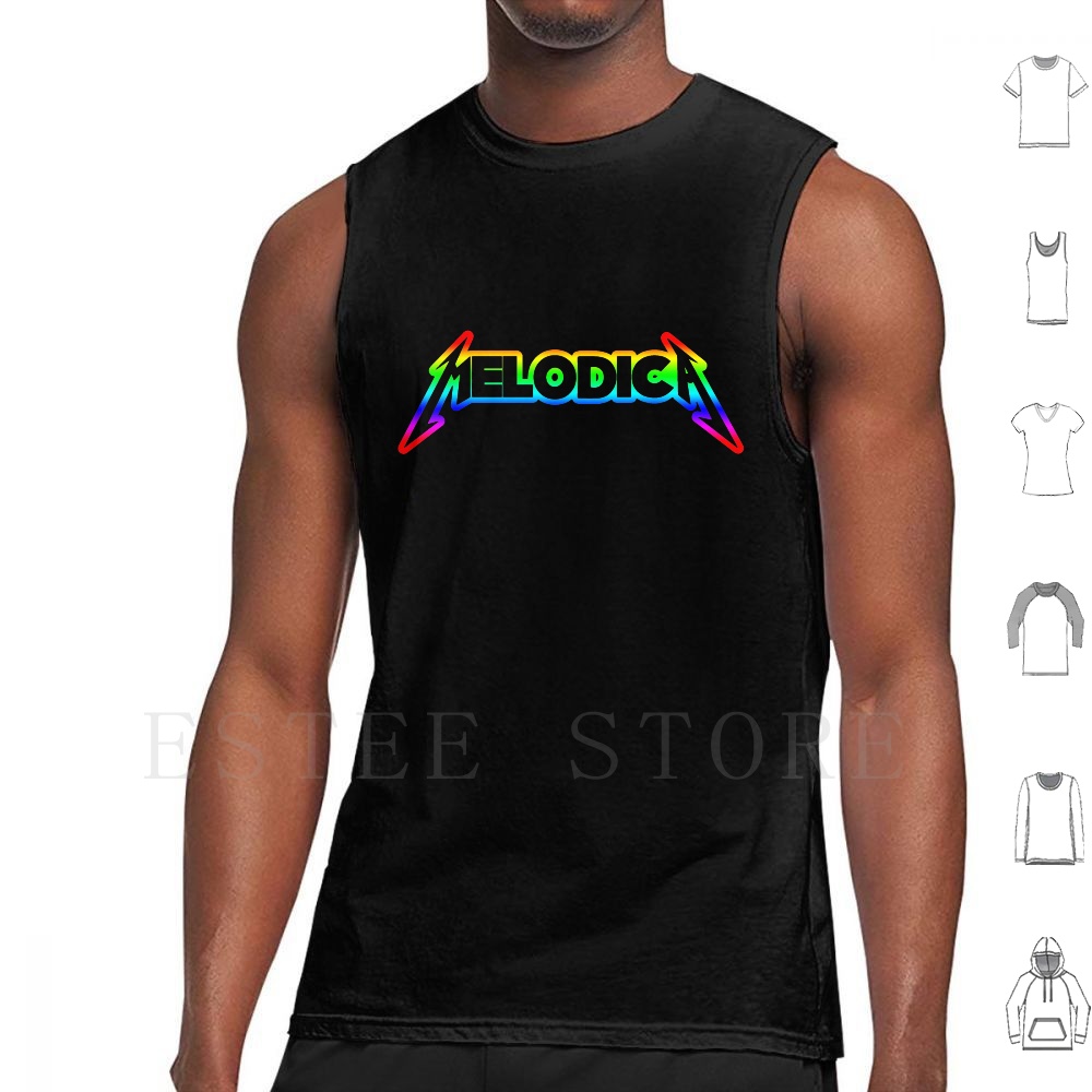 Rainbow Melodica Tank Tops Ves - Musical Instrument Jokes recension och pris
